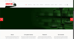 Desktop Screenshot of corruptionobservatory.com
